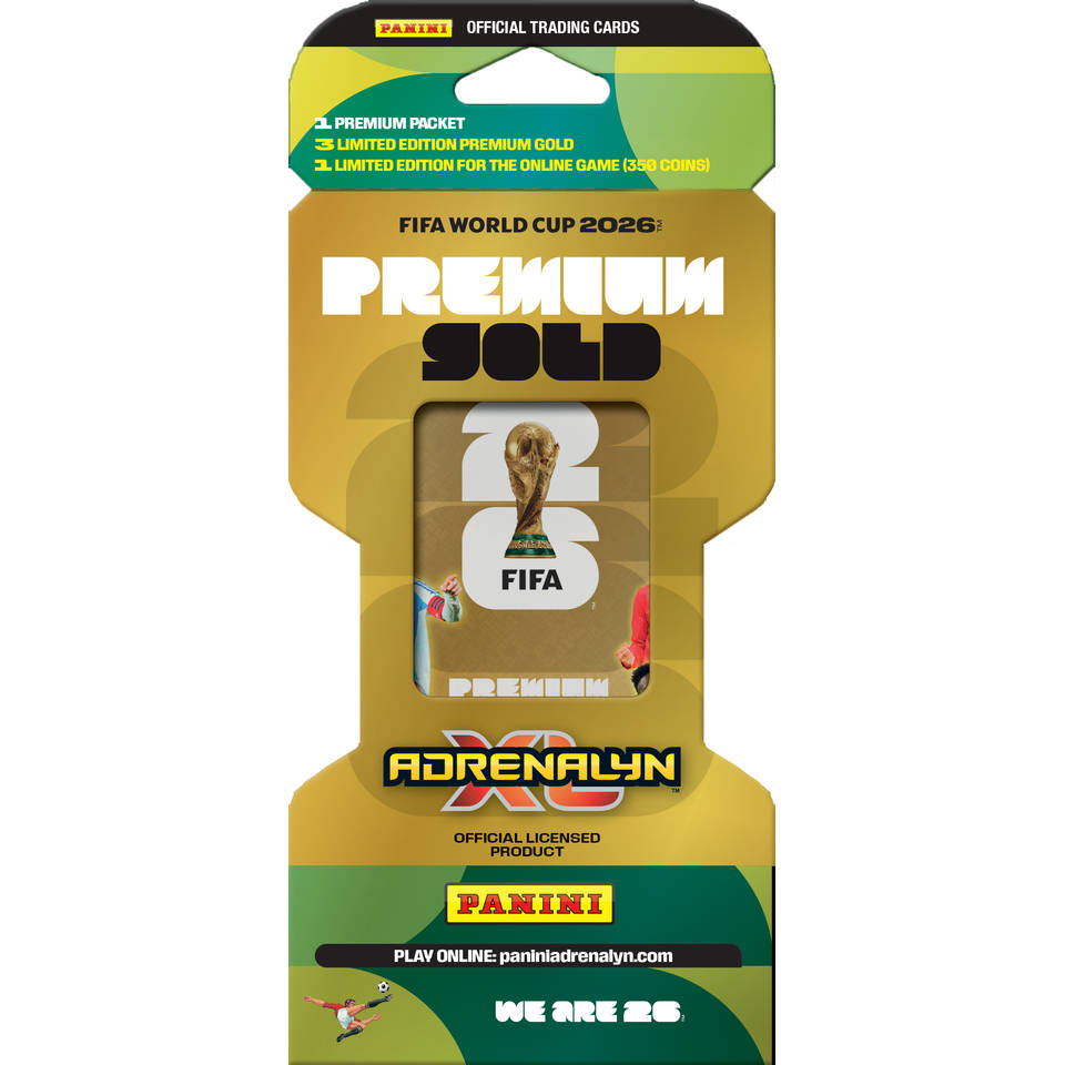 Panini Adrenalyn XL FIFA World Cup 2026 Premium Gold Blister