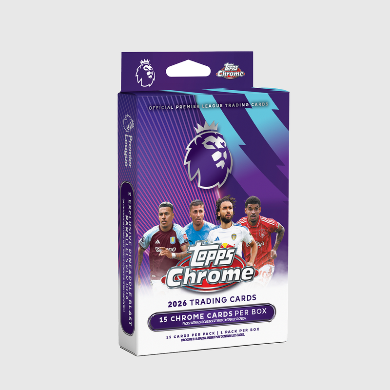 Topps Chrome Premier League Hanger Box 2026