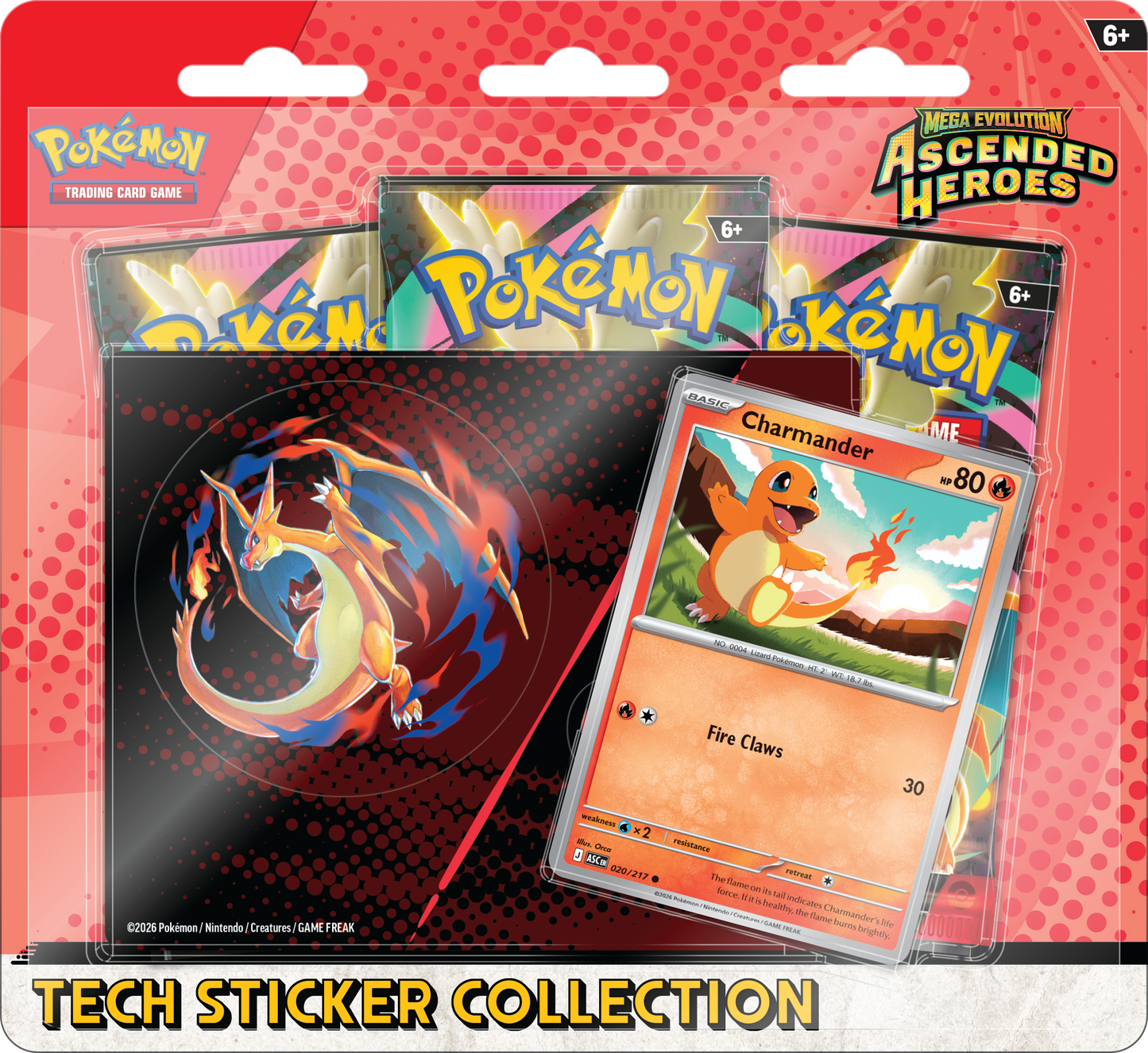 Ascended Heroes - Tech Sticker - Charmander