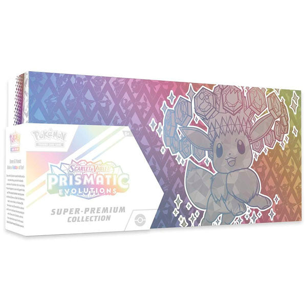 Pokémon Prismatic Evolutions Super-Premium Collection med Eevee