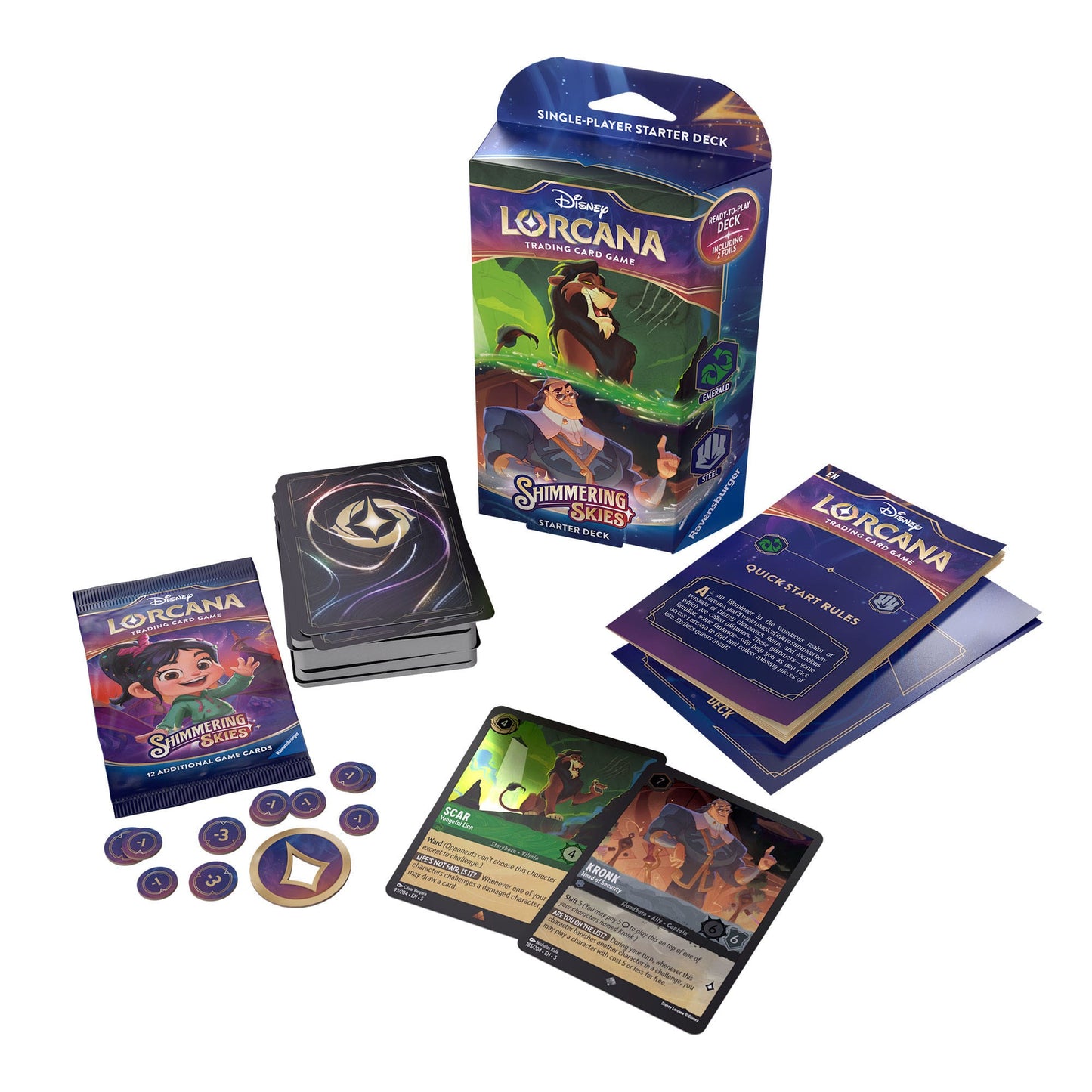 Disney Lorcana TCG Shimmering Skies Starter Decks (Display)