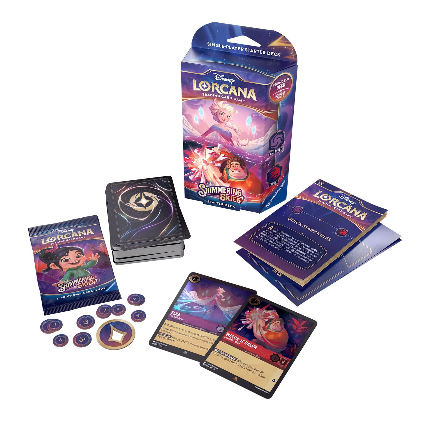 Disney Lorcana TCG Shimmering Skies Starter Decks (Display)