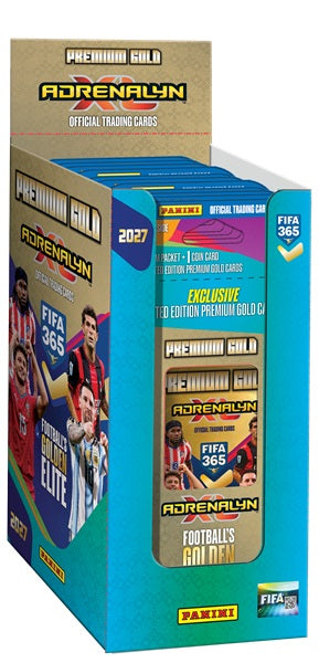 Panini Adrenalyn XL FIFA 365 2027 – Premium Gold Booster Display (10 pakker)