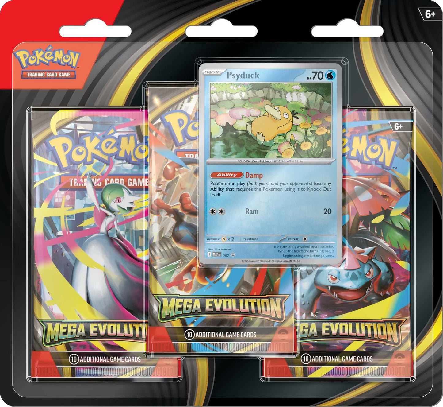Pokémon Blister Pack – 3-pack Mega Evolution