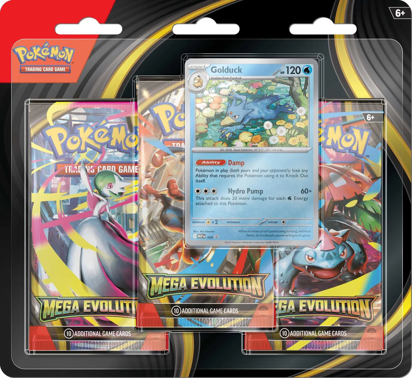 Pokémon Blister Pack – 3-pack Mega Evolution