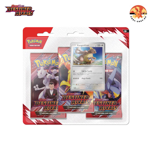 Pokémon Blister Pack – 3-pack Scarlet & Violet: Destined Rivals - [Forudbestilling]