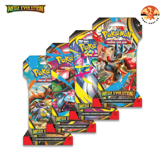 Pokémon Booster Pakke (Sleeved) - Mega Evolution