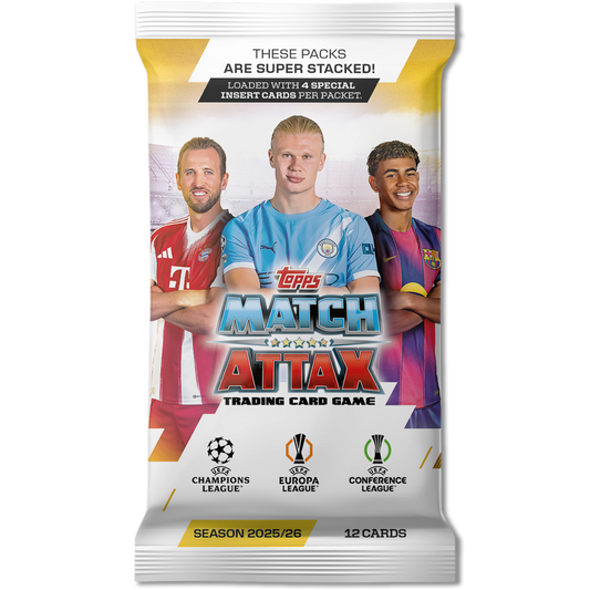Topps Match Attax Champions League Booster Pakke 2025/26