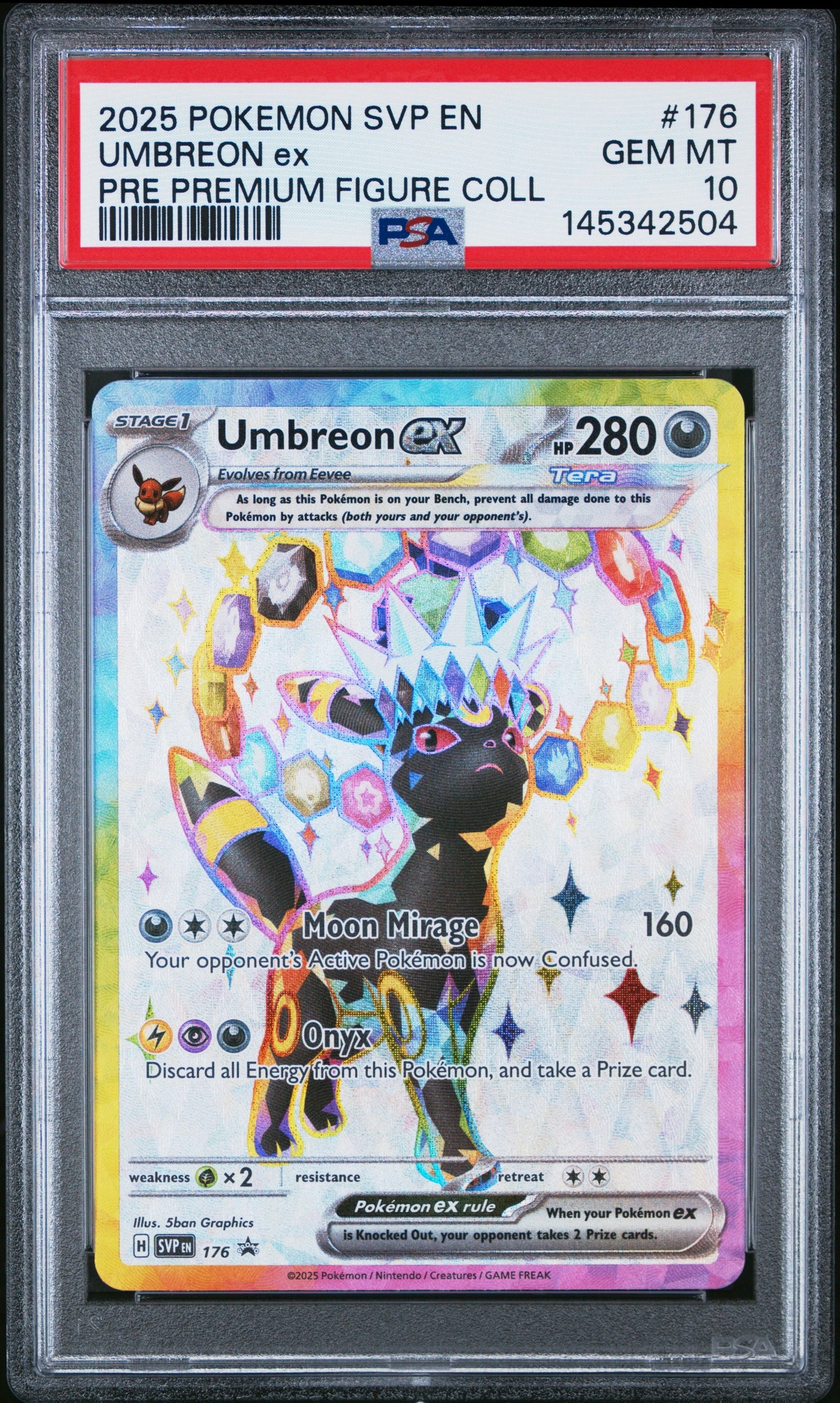 BLACK STAR PROMO 176 UMBREON EX - PSA 10