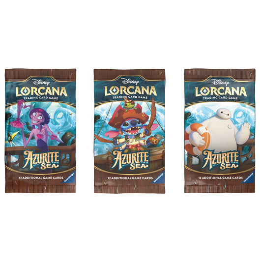 Disney Lorcana TCG Azurite Sea Booster Pakke