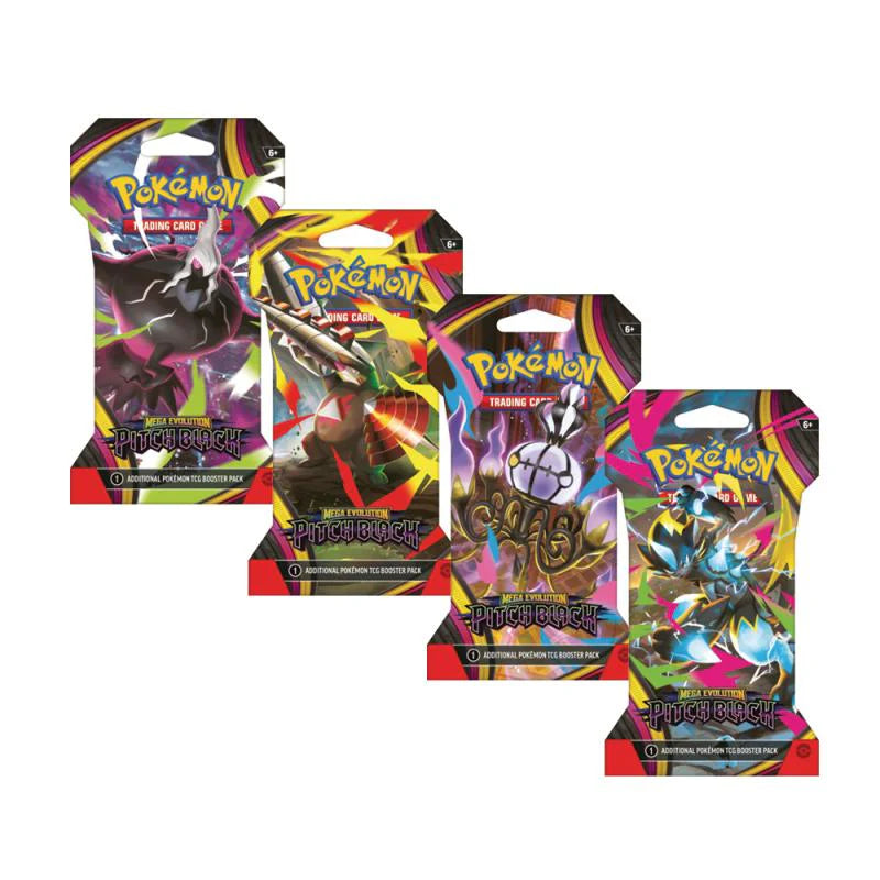 Pokémon TCG: Mega Evolution—Pitch Black (ME05) - Sleeved Booster