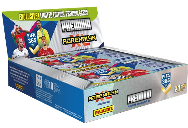 Panini Adrenalyn XL FIFA 365 2027 – Premium Booster Display (10 pakker)