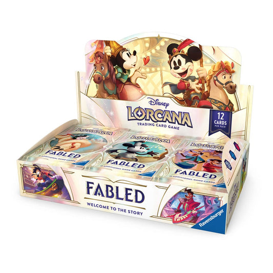 Disney Lorcana TCG Fabled Booster Display